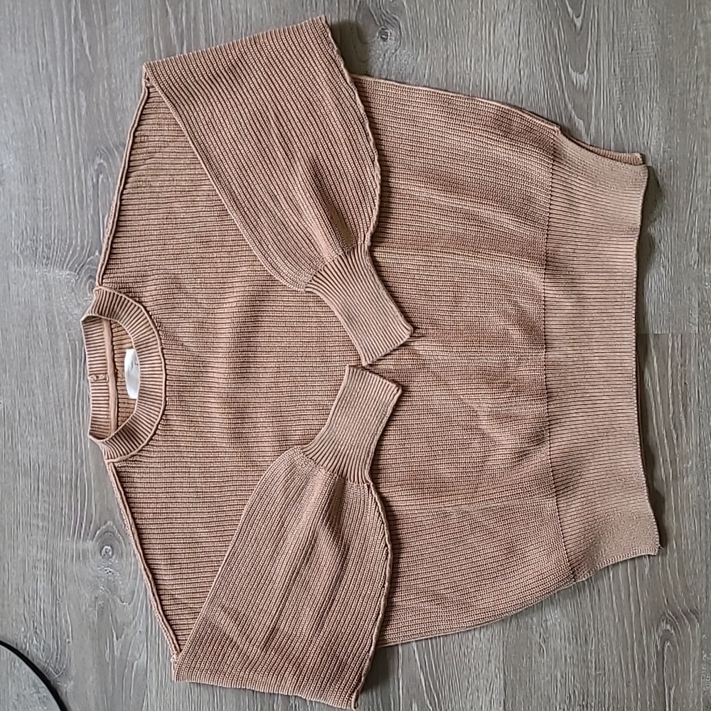 Aerie beyond Sweater in Tan